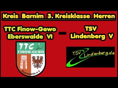 TTC Finow 6 - TSV Lindenberg 5 (3. Kreisklasse Barnim)
