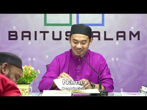 20200211 Ustaz Mohamad Azraie :  Syarah Shahih Muslim