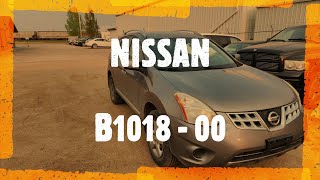 Nissan B1018-00 WARNING LIGHT EXPLAINED - Passenger Seat Occupant Sensor Unit Failure