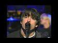 Everlong Foo Fighters Live On David Letterman Feb 21 2000