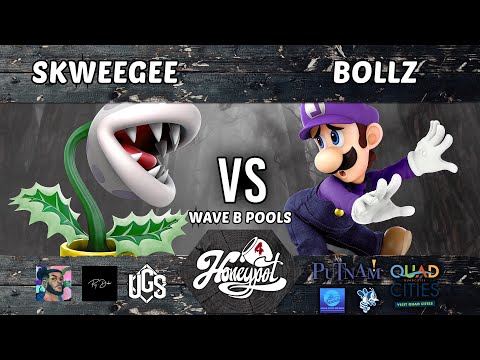 Honeypot 4 - Wave B Pools - SkweeGee(Piranha Plant) Vs. Bollz(Luigi)