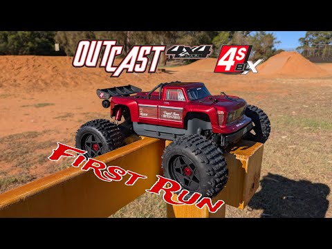 Arrma Outcast v2.5 4s first run 