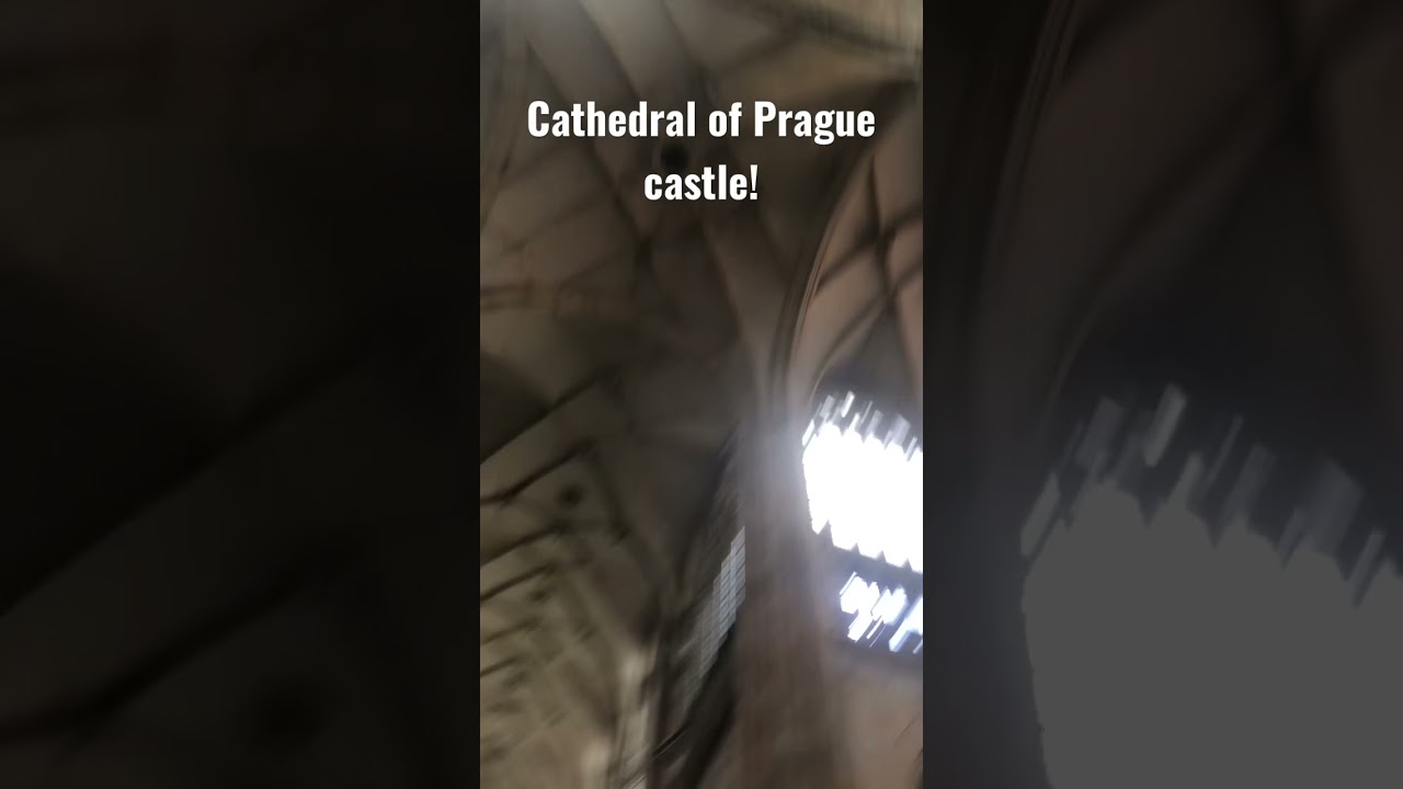 The cathedral of Prague castle!Czech Republic!#trending#travel #viral#old#castle#visitczechrepublic