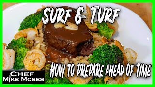 Valentines Risotto Surf and Turf - Planning ahead for the big meal