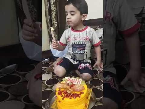 Happy Birthday, cake cutting. #hiten #shorts #birthday #cake #birthdaycelebration #birthdaycake