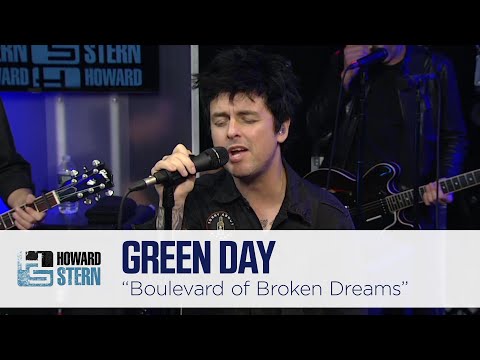 Green Day “Boulevard of Broken Dreams” Live on the Stern Show (2016)