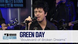 Green Day “Boulevard of Broken Dreams” Live on the Stern Show (2016)