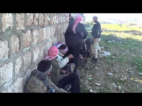 الاشتباكات الدائرة بين لواء المرابطين وقوات النظام تزامنا مع قصف الطيران في معرة النعمان في ريف إدلب ضمن معركة البنيان المرصوص