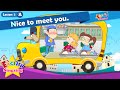 Lesson 3_(A)Nice to meet you. - Greeting - Introducing - Cartoon Story - English Education