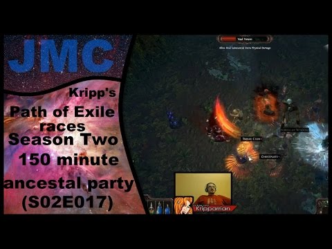 Kripp's Path of Exile races - Season Two, 150 Min Ancestral Party (S02E017)