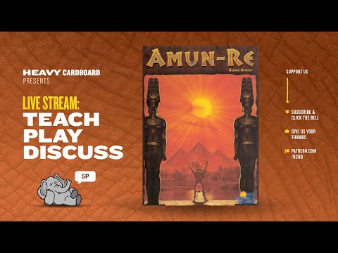 Amun-Re - 5p Teaching, Play-through, & Roundtable by Heavy Cardboard