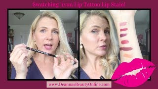Avon Lip Tattoo Swatches