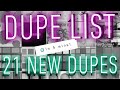 21 New Dupes/ Near Dupes/ Inspired products Inc Pat McGrath, Farsali, Huda, Lime Crime | Dupe List 21 New Dupes/ Near Dupes/ Inspired products Inc Pat McGrath, Farsali, Huda, Lime Crime | Dupe List