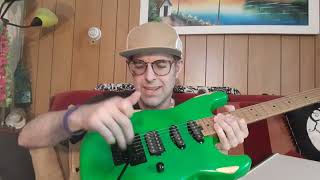 Video thumbnail for First Thoughts on the Steve Brown Sound SBS VS300 Neon Green HSS Guitar from Guitarfetish GFS-Part 2 by John Cihon