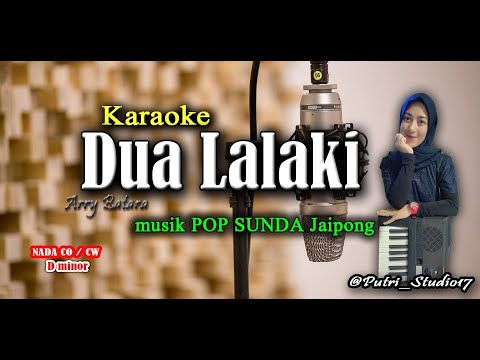 DUA LALAKI - KARAOKE  - Nada Rendah Perempuan dan Laki-Laki - FULL KENDANG