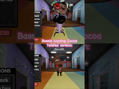 Bassie copying Cocoa in Dandy's World