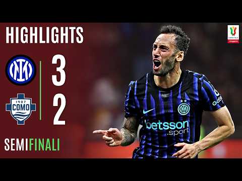 Calha e Sucic Fanno Volare l’Inter | INTER-COMO 3-2 | HIGHLIGHTS | Coppa Italia Frecciarossa 2025/26