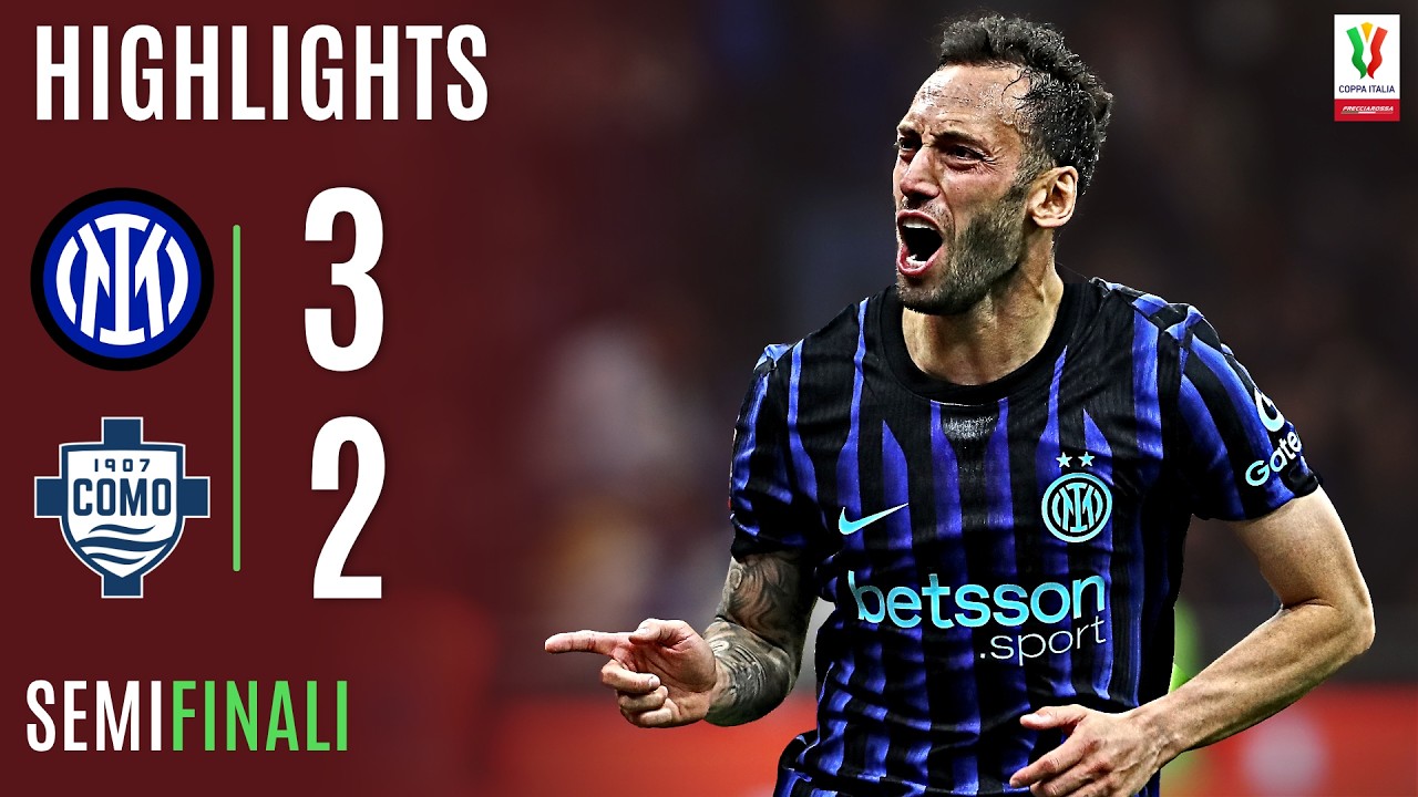 Calha e Sucic Fanno Volare l’Inter | INTER-COMO 3-2 | HIGHLIGHTS | Coppa Italia Frecciarossa 2025/26