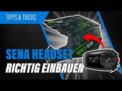 Sena Headset In Deinen Motorrad-Helm Einbauen - So Geht´s Richtig - Broken Head