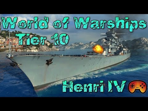 Henry IV angespielt - Tier 10 französischen Kreuzer - World of Warships - Gameplay - Deutsch