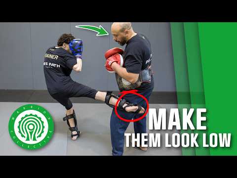 High Kick Setup for Kickboxing – Hide the Head Kick | Said El Badaoui