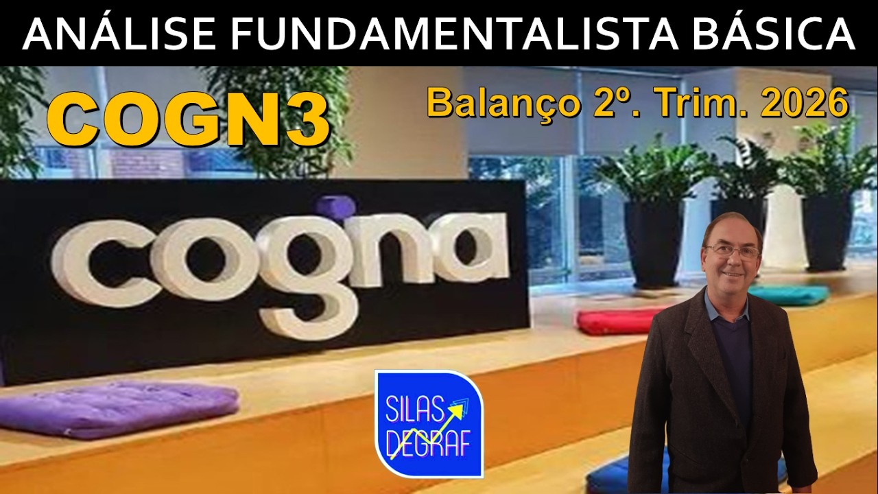 COGN3 - COGNA EDUCAÇÃO S/A. ANÁLISE FUNDAMENTALISTA BÁSICA. PROF. SILAS DEGRAF. 2o. TRIM. 2026