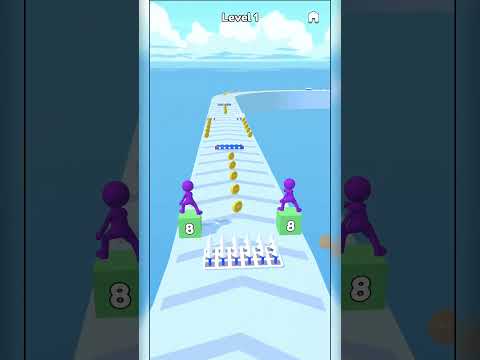 Merge Stack Run #shorts #mobilegame #gameplay #run
