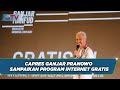 Capres Ganjar Pranowo Sampaikan Program Internet Gratis Untuk Dunia Pendidikan BIM 07 12