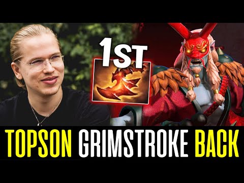Topson GRIMSTROKE is BACK -- NEW TANK BUILD DOTA 2