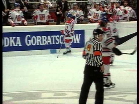 MS Vídeň 1996 ČR - Kanada 4:2 - Zlatý gól Martina Procházky + závěrčené oslavy @ HQ
