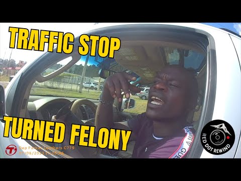 Body Cam: Traffic Stop Turns Into Felony Arrest