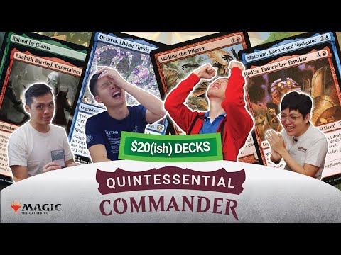 $20 BUDGET BATTLE Octavia vs Ashling vs Baeloth vs Kediss/Malcolm EDH Commander Gameplay