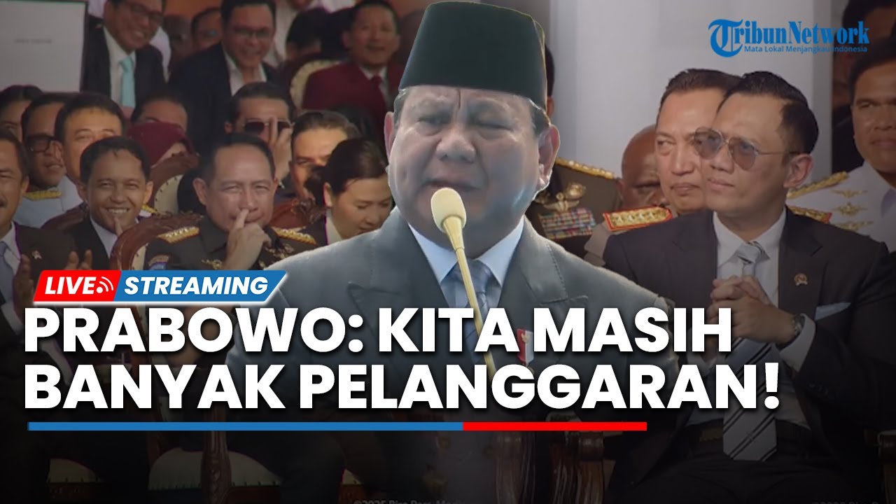 🔴Di Depan Kapolri hingga Jenderal Prabowo dengan Lantang Sebut: Kita Masih Banyak Pelanggaran Hukum!