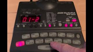Video thumbnail for Zoom Rhythm Track RT-123 drum tutorial by Marc Bloom