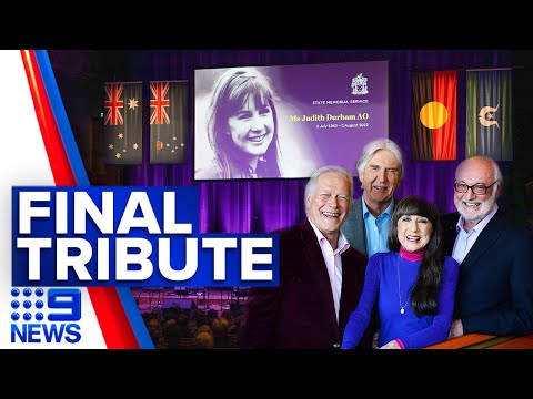 Australian singer Judith Durham farewelled at state funeral in Melbourne | 9 News Australia