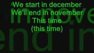 A Change of Pace- December (Lyrics)