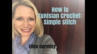 How to Tunisian Crochet: Simple Stitch
