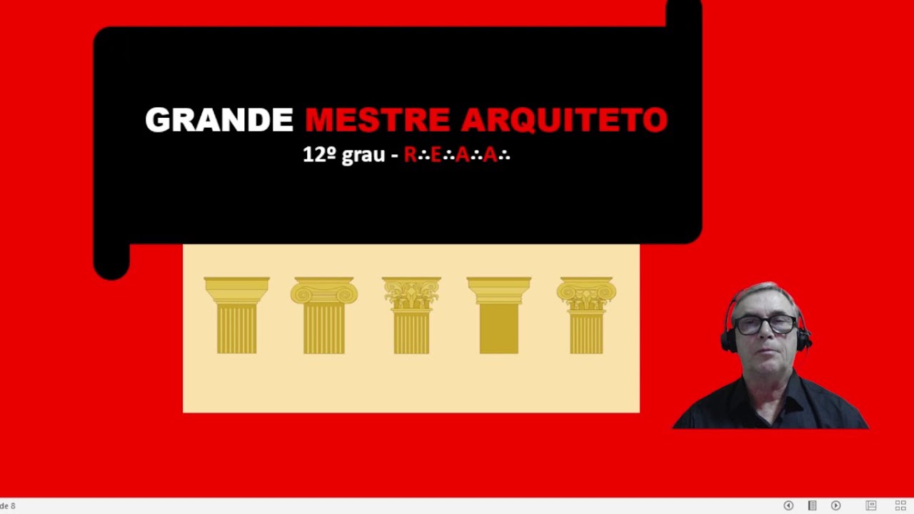 GRANDE MESTRE ARQUITETO 12º GRAU REAA