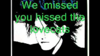 The Cure - Lovecats ( Lyrics)