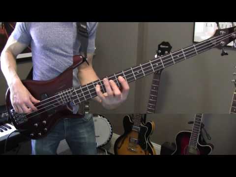 Shiny Happy People bass Lesson