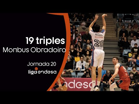 Un Monbus Obradoiro 'on fire': ¡19 triples! | Liga Endesa 2019-20