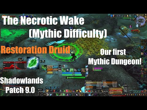 Necrotic Wake MYTHIC - Level 60 Restoration Druid - World of Warcraft Shadowlands
