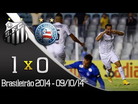 Santos 1 x 0 Bahia - Gol - Brasileirão 2014
