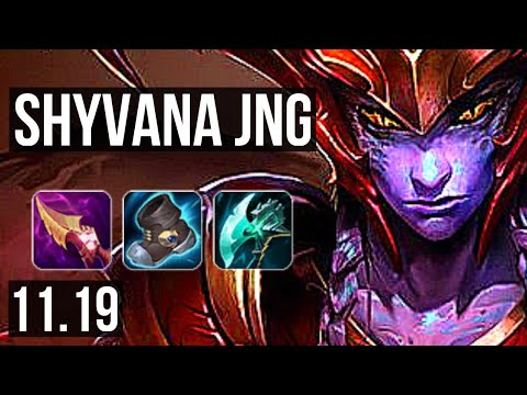 SHYVANA vs GRAGAS (JUNGLE) | Rank 2 Shyvana, 8/2/7 | EUW Challenger | v11.19