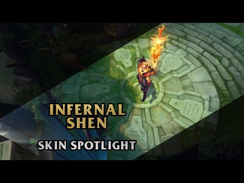 ► Infernal Shen ◀ League of Legends ▂ Skin Spotlight