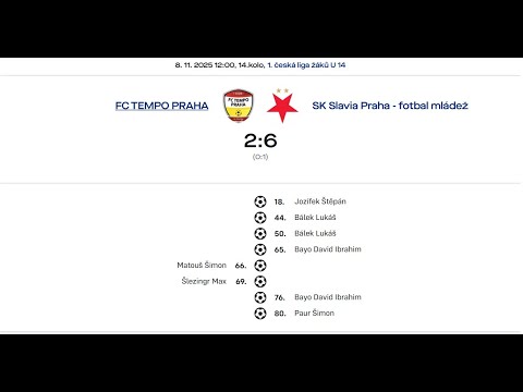 U14 MU TEMPO - SKS 8.11.2025