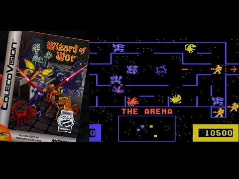 Wizard of Wor ColecoVision Homebrew Review - Let's Play! Gameplay Footage