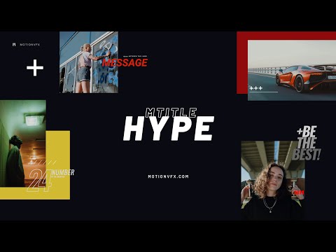 mTitle Hype FCPX Plugin - Energetic Titles Exclusively For Final Cut Pro X - MotionVFX