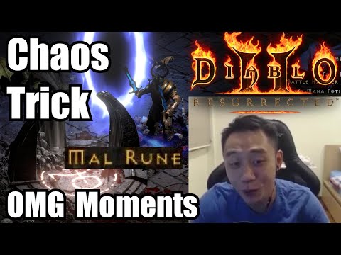 Finding Runes with Chaos Trick, OMG Moments, Hellforge SCAM!? D2R Diablo 2 Resurrected Highlights