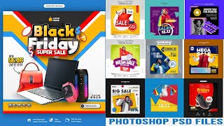 2023 Super Sales Social Media Banners Photoshop Tutorial